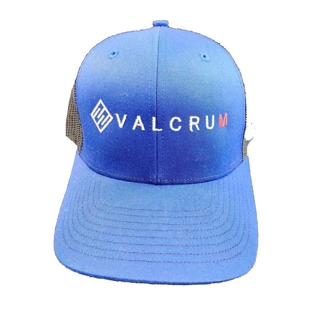 Richardson Style 112 Valcrum Classic Trucker Hat Snapback Blue Auto Parts Brakes